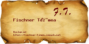 Fischner Tímea névjegykártya